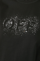 Off Stencil Crop T-Shirt